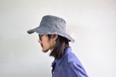 画像2: COMESANDGOES (カムズアンドゴーズ） CUT END DENIM HAT [2-colors]