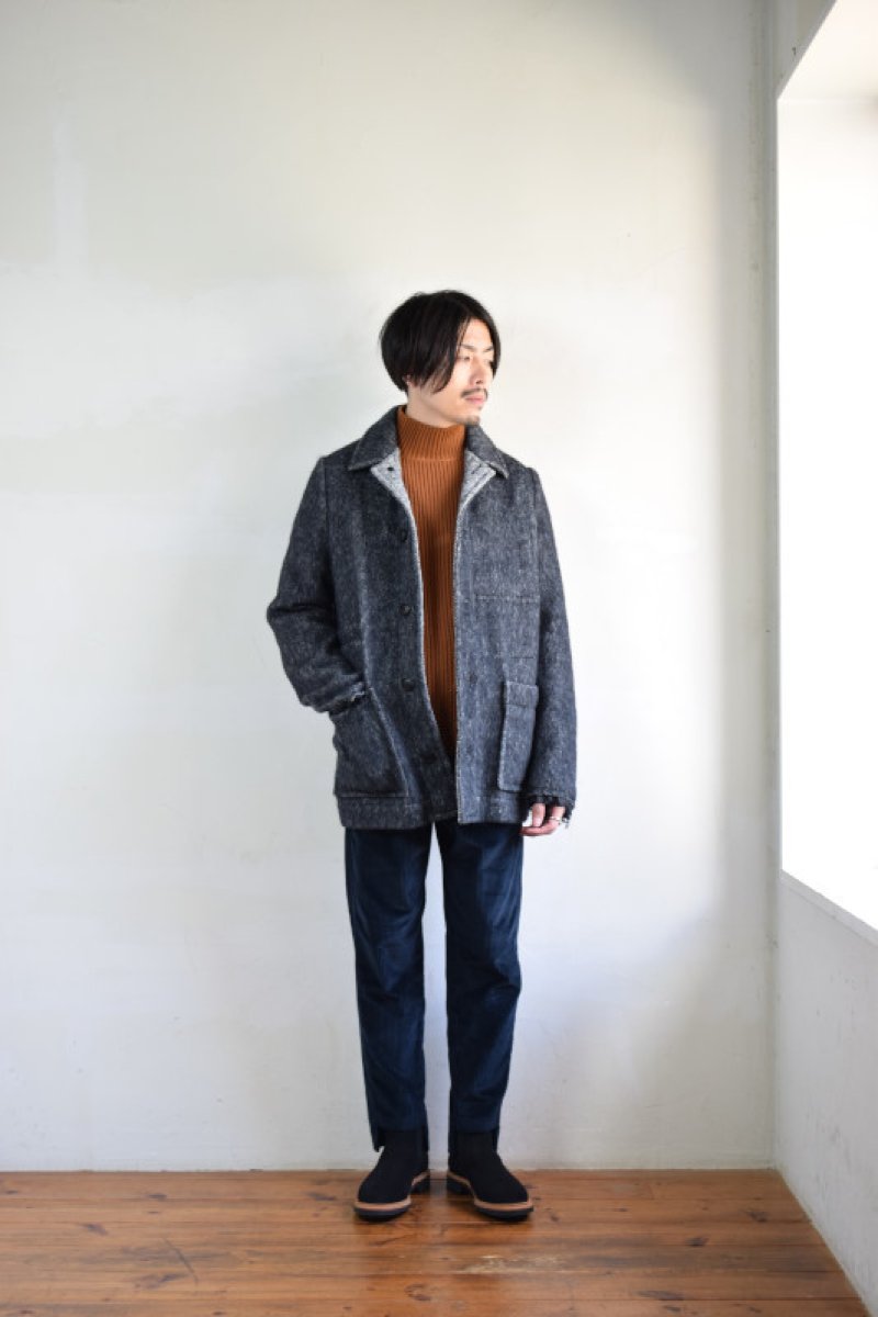 画像3: 【MORE SALE】MAISON FLANEUR / Knited Mohair Jacket [BLACK]