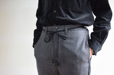 画像1: 【MORE SALE】bukht (ブフト) EASY TROUSERS [BLACK]