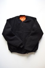 画像6: 【MORE SALE】m's braque (エムズ ブラック) REVERSIBLE MA-1 [BLACK casentino/orange キルト] (6)