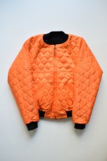 画像9: 【MORE SALE】m's braque (エムズ ブラック) REVERSIBLE MA-1 [BLACK casentino/orange キルト] (9)