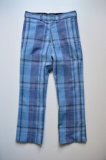 画像5: 【MORE SALE】UNUSED (アンユーズド) check nel pants / UW0816 [blue] (5)