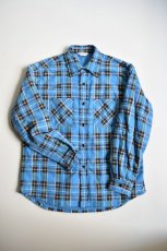 画像5: 【MORE SALE】UNUSED (アンユーズド) check nel shirt / US1696 [blue×red×yellow] (5)