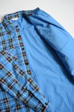 画像6: 【MORE SALE】UNUSED (アンユーズド) check nel shirt / US1696 [blue×red×yellow] (6)