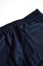 画像7: 【MORE SALE】DE BONNE FACTURE / DRAWSTRING TROUSERS [NAVY] (7)