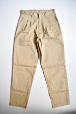 画像5: 【SALE】E.TAUTZ / CORE PLEATED CHINO [KHAKI] (5)