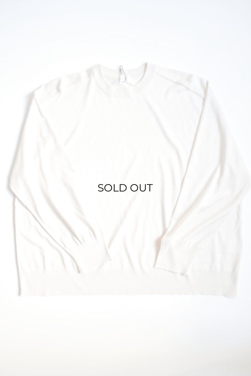 画像5: 【MORE SALE】URU (ウル) CREW NECK L/S KNIT [L.BEIGE] (5)