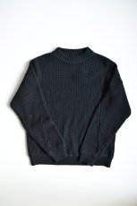 画像5: 【MORE SALE】UNUSED (アンユーズド) crew neck knit / US1804 [black]  (5)