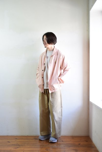 画像1: 【MORE SALE】STORY mfg / Pub Jacket [Apple Jam Gingham]