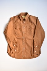 画像1: 【MORE SALE】DE BONNE FACTURE / OVER SHIRT [CAMEL] (1)