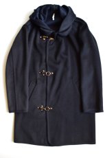 画像1: 【SALE】m's braque (エムズ ブラック) FIREMAN COAT [BLACK×D.NAVY] (1)