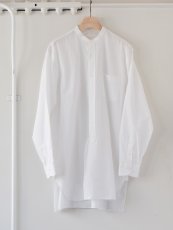 画像5: COMOLI (コモリ) バンドカラーシャツ [WHITE] (5)