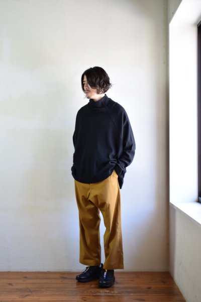 画像1: 【SALE】O-PROJECT (オー プロジェクト) REGULAR FIT TROUSERS COTTON [MUSTARD]