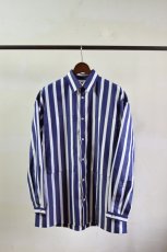 画像5: 【SALE】E.TAUTZ / LINEMAN SHIRT [NAVY / WHITE DECK CHAIR] (5)