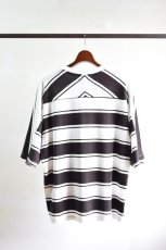 画像6: 【SALE】UNUSED (アンユーズド) Short  Sleeve Border T-Shirt / US1951 [White × Black] (6)