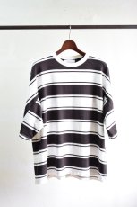 画像5: 【SALE】UNUSED (アンユーズド) Short  Sleeve Border T-Shirt / US1951 [White × Black] (5)