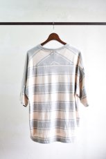 画像6: 【SALE】UNUSED (アンユーズド) Short  Sleeve Border T-Shirt / US1951 [Gray × Beige] (6)