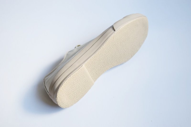 画像1: STUDIO NICHOLSON (スタジオニコルソン) VULCANAIZED SOLE CANVAS SHOE [CREAM]