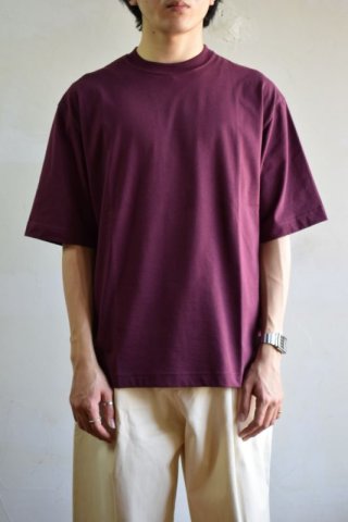 STUDIO NICHOLSON (スタジオニコルソン) MRCRIZED COOTTON LOGO JERSY 