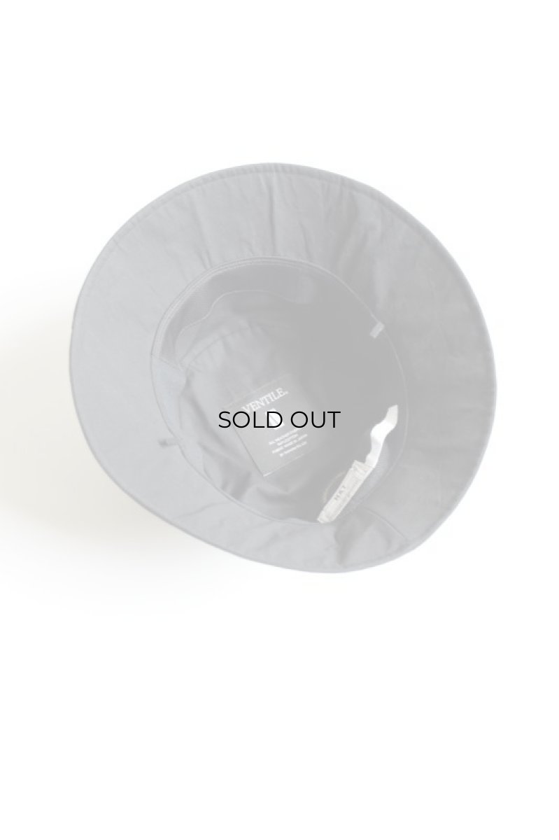 画像2: COMESANDGOES  (カムズアンドゴーズ) VENTILE BUCKET HAT no.20767 [BLACK] (2)