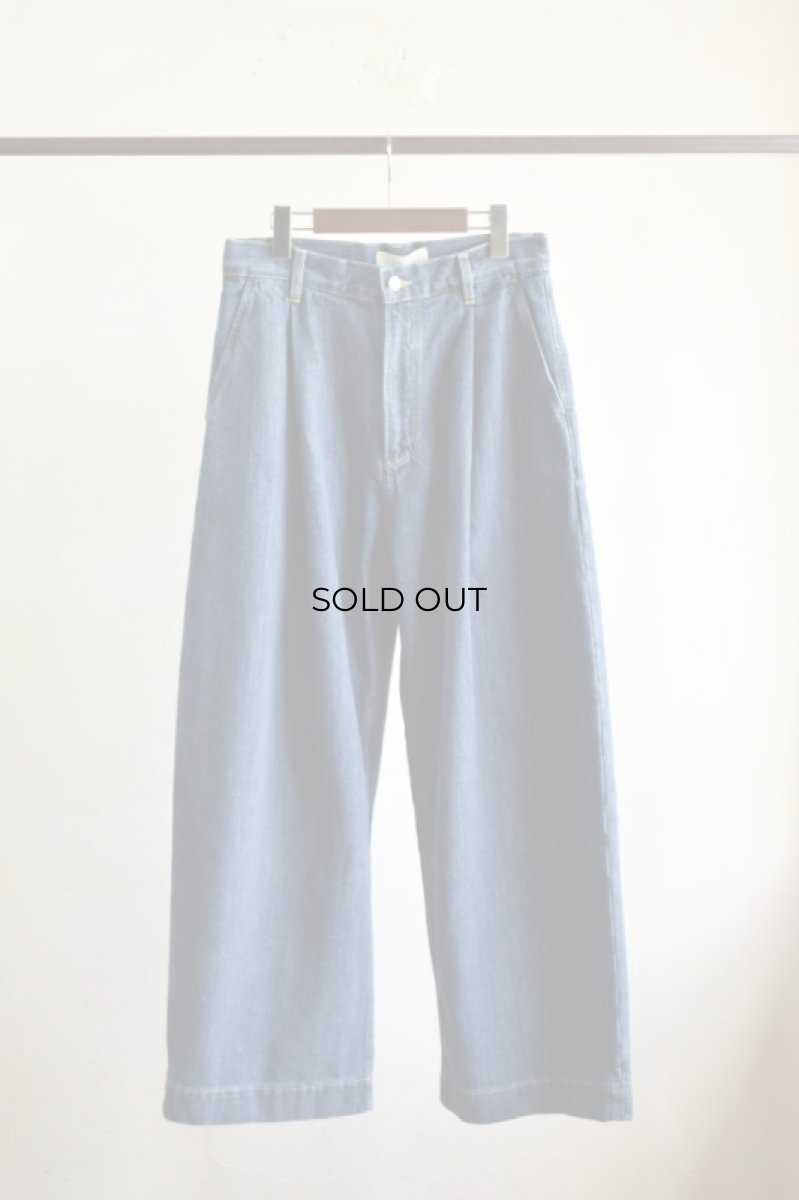 画像5: 【SALE】STUDIO NICHOLSON (スタジオニコルソン)ENZYME WASHED DENIM PANT -PUCH- [INDIGO] (5)