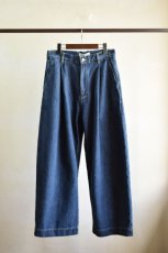 画像5: STUDIO NICHOLSON (スタジオニコルソン)ENZYME WASHED DENIM PANT -PUCH- [INDIGO] (5)