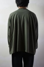 画像4: 【SALE】AUBETT (オーベット) テクノラマ SZ天竺 カスケードビッグ Tシャツ [FOREST GREEN] (4)