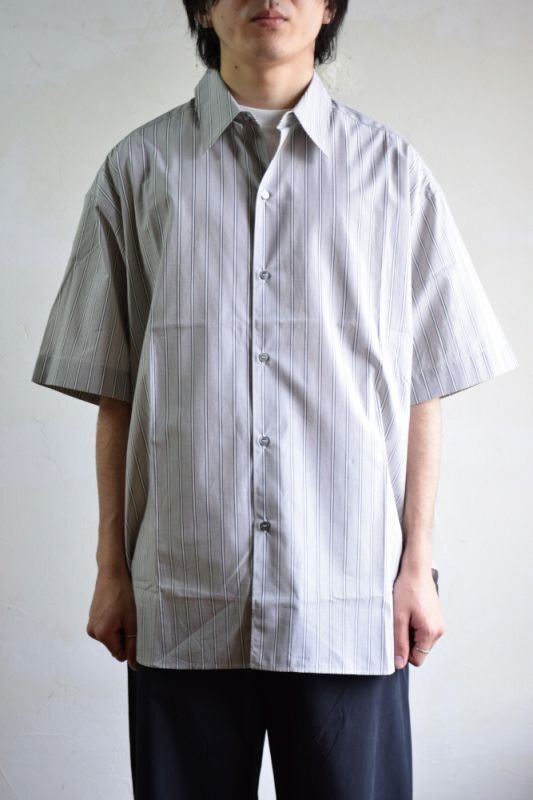 SALE】STUDIO NICHOLSON (スタジオニコルソン) Bold Stripe Cotton