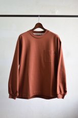 画像5: 【SALE】UNIVERSAL PRODUCTS (ユニバーサルプロダクツ) ALBINI PIS NAME L/S T-SHIRT 223-60108 [BROWN] (5)