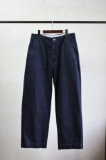 画像5: UNIVERSAL PRODUCTS (ユニバーサルプロダクツ) NO TUCK WIDE DENIM PANTS 194-60504 [INDIGO] (5)