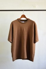 画像5: 【SALE】walenode (ウェルノード) Organic hemp STRETCH T-SHIRT [BROWN] (5)