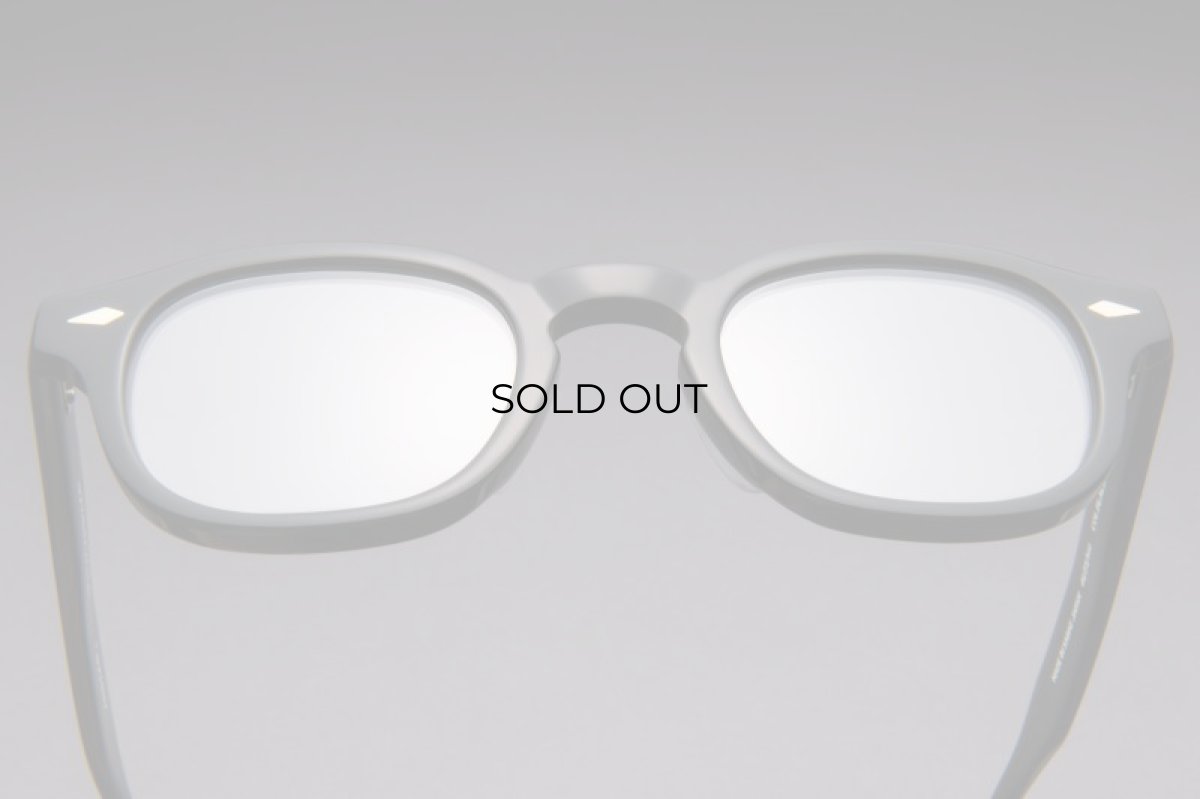 画像7: NOCHINO OPTICAL (ノチノ オプティカル)  NOCHINO #1  [Gloss Black × Clear to Grey] (7)