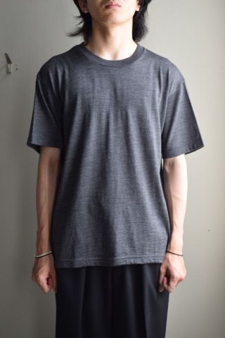 UNIVERSAL PRODUCTS - Wool S/S T-Shirt -Tシャツ-（Charcoal
