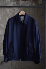 画像5: MARKAWARE (マーカウェア)   Organic Wool Survival Cloth WIDE SPORTS JACKET [NAVY]  (5)