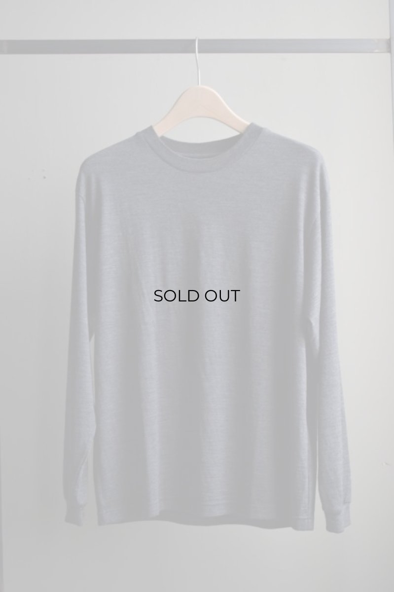 画像5: UNIVERSAL PRODUCTS (ユニバーサルプロダクツ) WOOL L/S T-SHIRT 233-60111 [GRAY] (5)