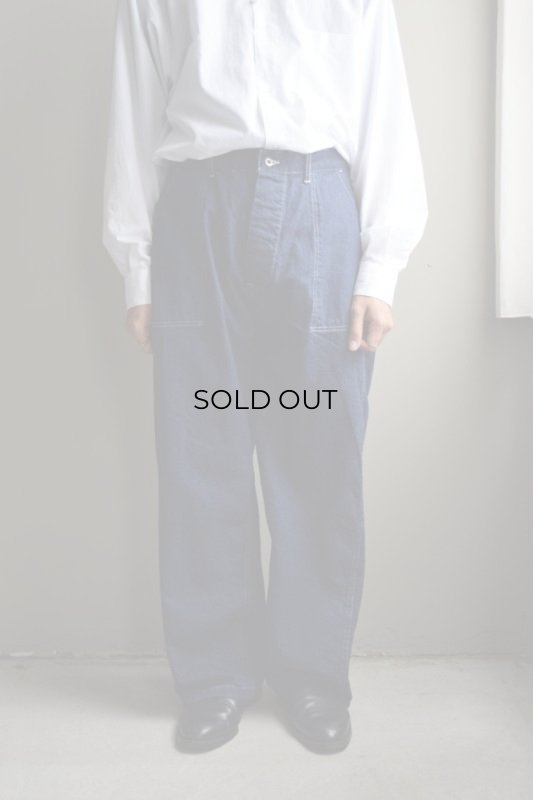 CIOTA (シオタ) デニム ベイカーパンツ [NAVY]