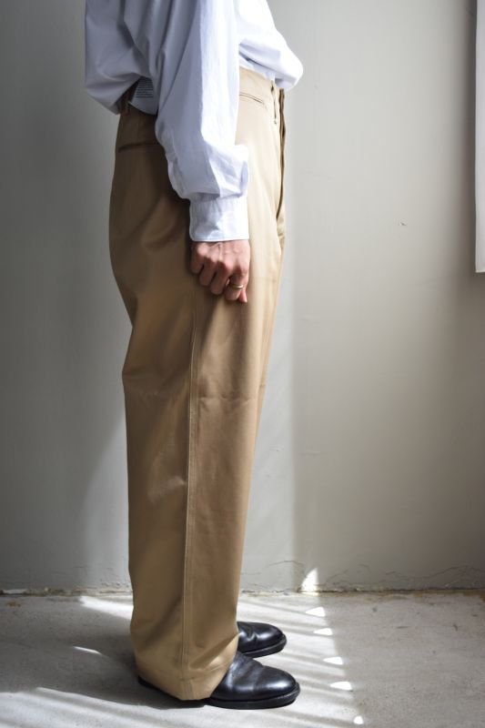 CIOTA (シオタ) ウエポン チノクロス パンツ [BEIGE]