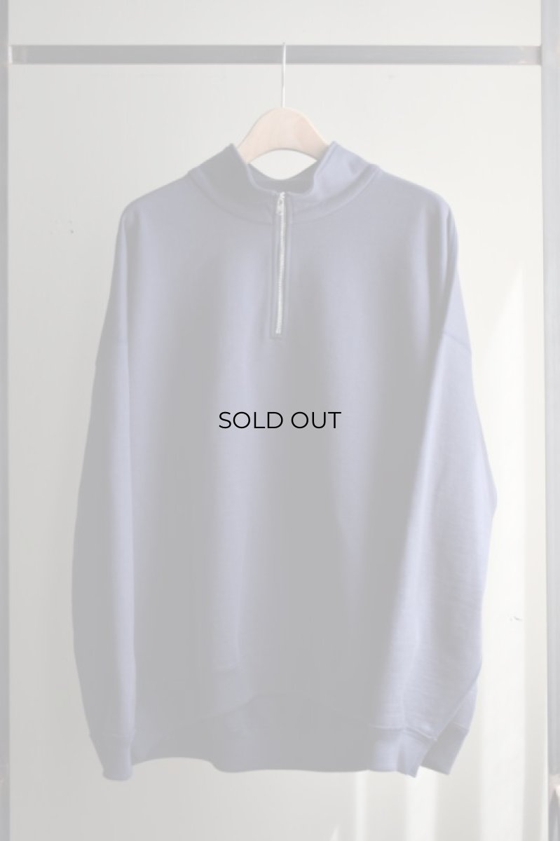 画像5: MARKAWARE (マーカウェア)  Organic Cotton Heavy Fleece QUATER ZIP PULL OVER [NAVY] (5)