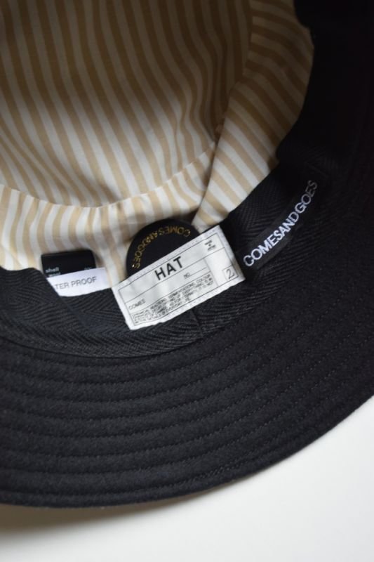 COMESANDGOES (カムズアンドゴーズ) WATERPROOF MELTON HAT no.23948