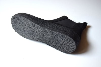 画像1: STUDIO NICHOLSON (スタジオニコルソン) Crepe Sole CHELSEA BOOT -LASZLO- [BLACK]