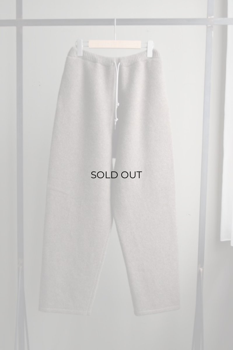 画像5: walenode (ウェルノード) Innocent YAK Circuler knitting pants [MOCHA] (5)