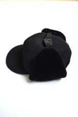 画像3: COMESANDGOES  (カムズアンドゴーズ) CLEAR TWILL EAR CAP (Fidlock) no.23940 [BLACK] (3)