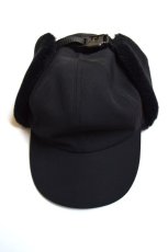 画像2: COMESANDGOES  (カムズアンドゴーズ) CLEAR TWILL EAR CAP (Fidlock) no.23940 [BLACK] (2)