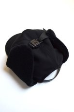 画像4: COMESANDGOES  (カムズアンドゴーズ) CLEAR TWILL EAR CAP (Fidlock) no.23940 [BLACK] (4)