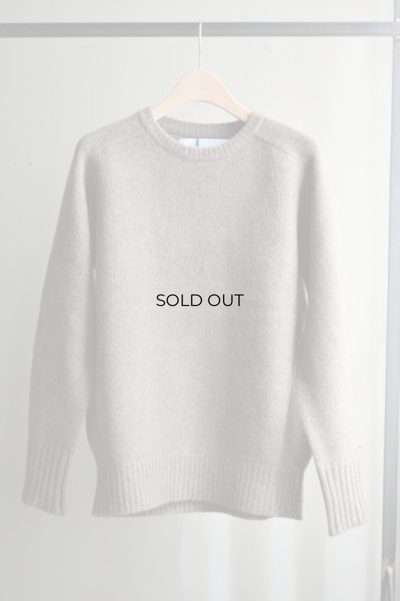 画像5: walenode (ウェルノード) Innocent YAK Shetland sweater [MOCHA] (5)