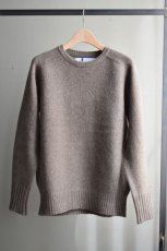 画像5: walenode (ウェルノード) Innocent YAK Shetland sweater [MOCHA] (5)