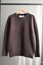 画像5: walenode (ウェルノード) Innocent YAK Shetland sweater [BROWN] (5)