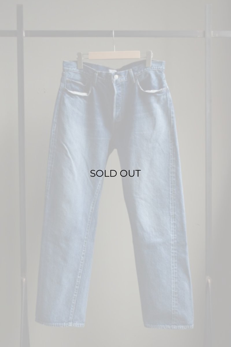 画像5: CIOTA (シオタ) 本藍 スビンコットン 13.5oz ストレートデニム [Medium Dark Blue DAMAGE] (5)