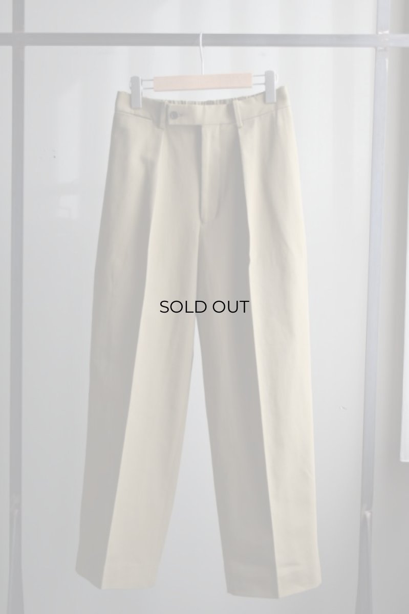 画像5: MARKAWARE (マーカウェア)  Organic Cotton Survival Cloth CLASSIC FIT TROUSERS [BEIGE] (5)