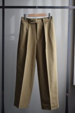 画像5: MARKAWARE (マーカウェア)  Organic Cotton Survival Cloth CLASSIC FIT TROUSERS [BEIGE] (5)